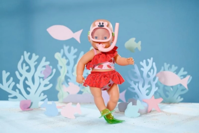 Set snorkeling BABY Born, 43 cm