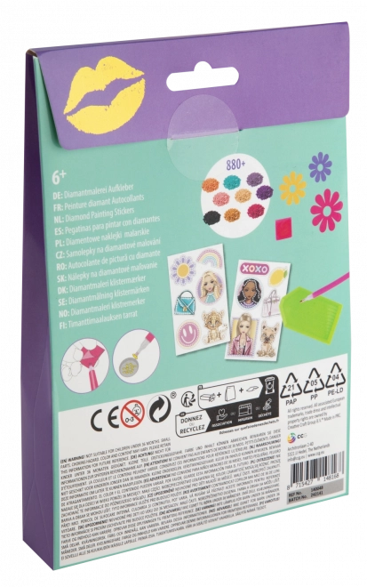 Pittura di diamanti Besties - adesivi