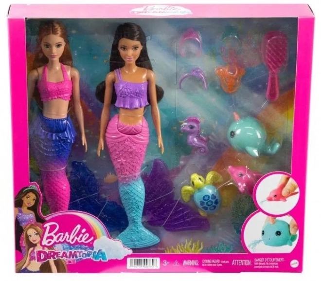 Barbie set sirena con 2 bambole