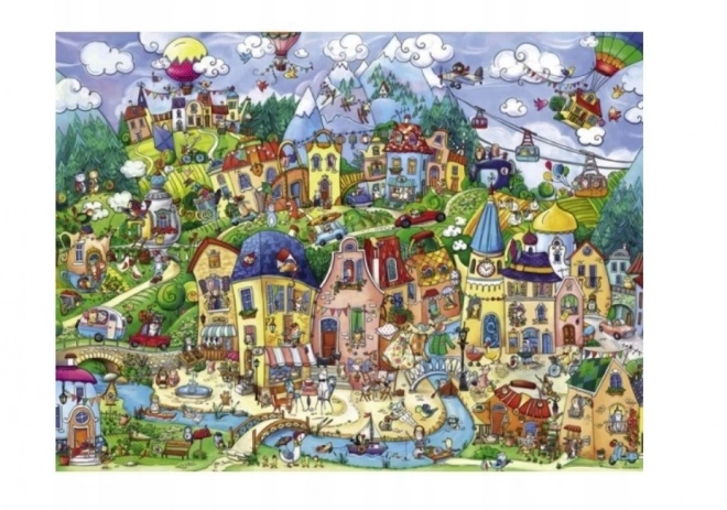 Heye Puzzle Città Allegra 1500 Pezzi