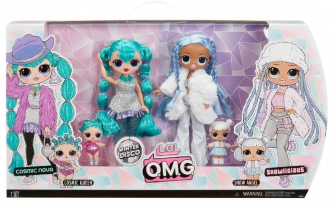 L.O.L. Surprise Omg Winter Disco Set Cosmic Nova e Snowlicious