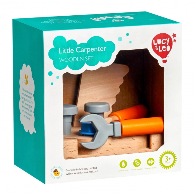 Set di attrezzi in legno per bambini - Piccolo carpentiere