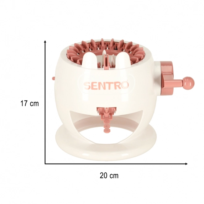 Macchina per maglieria con telaio e 22 aghi