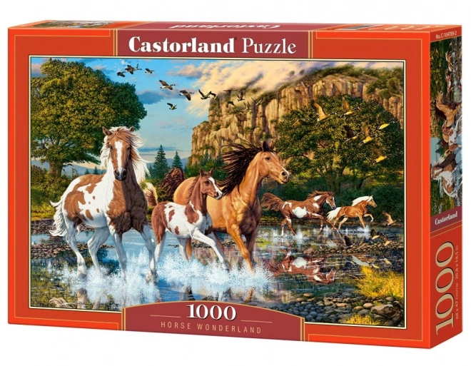 Puzzle Castorland Regno dei Cavalli 1000 Pezzi