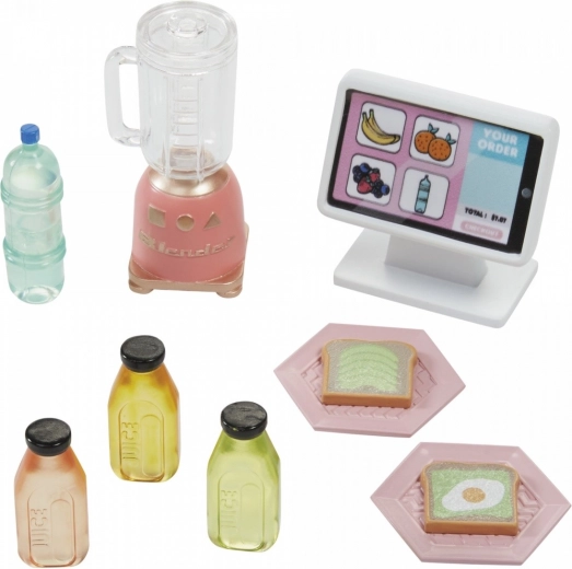 Bar con succhi e cassa funzionante