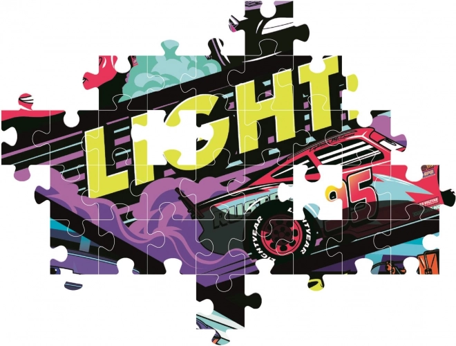 Puzzle Luminoso 104 pezzi - Auto Plakat Glow Racers