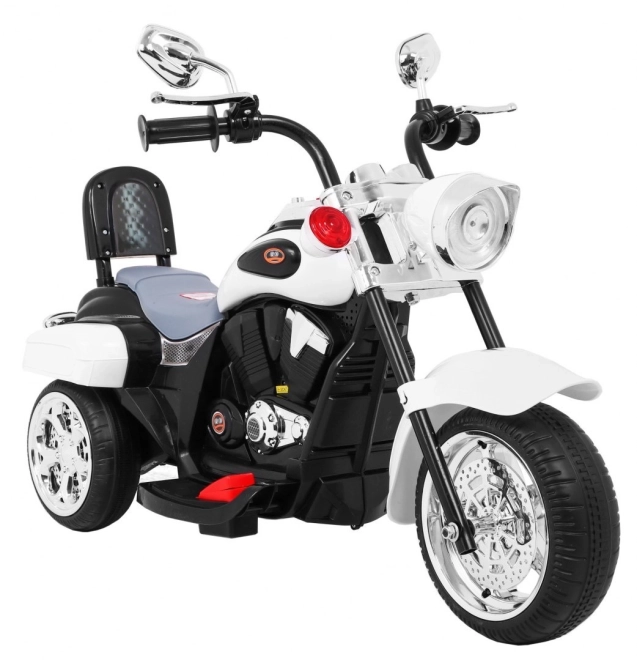 Motocicletta Chopper NightBike bianca – bianco