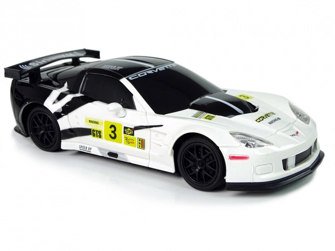 Auto sportiva radiocomandata 1:24 Corvette C6.R bianco