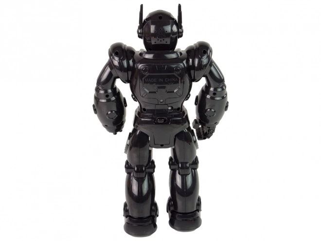 Robot interattivo con suoni e luci nero