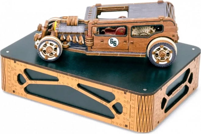 Puzzle 3D in legno Auto classica americana Hot Rod