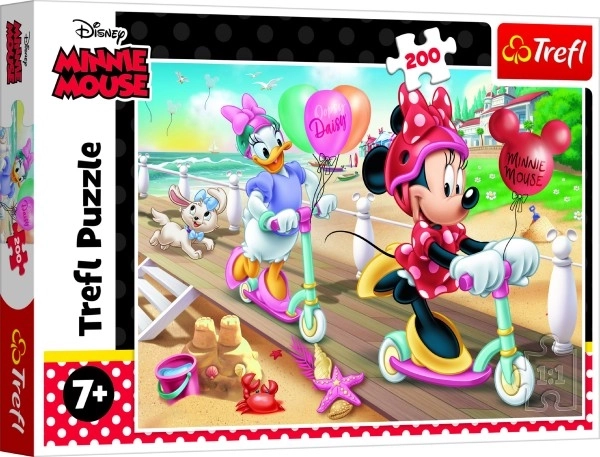 Puzzle Minnie Mouse: Sulla Spiaggia 200 Pezzi