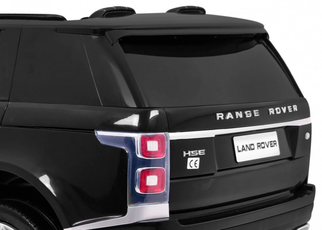 Range Rover HSE 2 posti auto per bambini nero + telecomando + 5 pezzi di cinture + pannello audio + LED