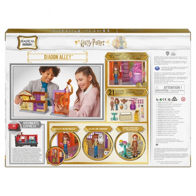 Harry Potter set giocattolo Diagon Alley con figurine