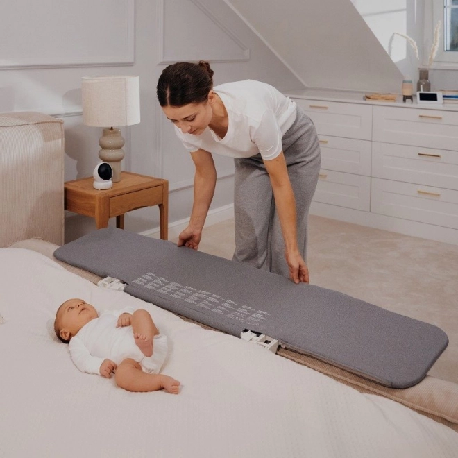 Barriera di sicurezza per letto Lionelo Lora XL Beige Sabbia da spiaggia