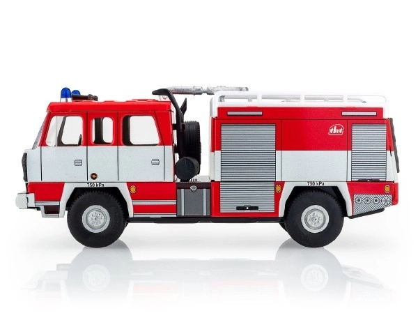 Camion dei pompieri Tatra 815 in metallo 18cm 1:43 con scatola Kovap