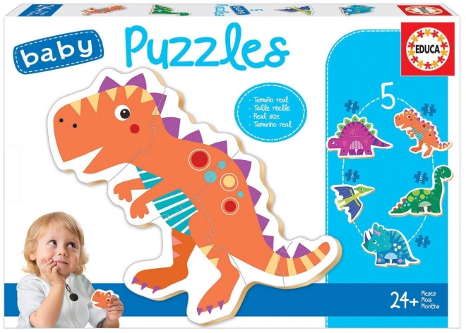 Puzzle Baby Dinosauri Educa 5 in 1