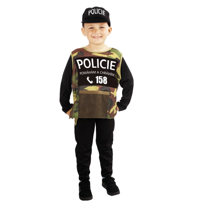 Costume da poliziotto per bambini con eco-packaging