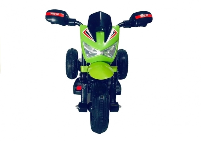 Moto elettrico a tre ruote verde