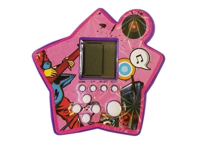 Gioco Portatile Elettronico Tetris Stella Viola