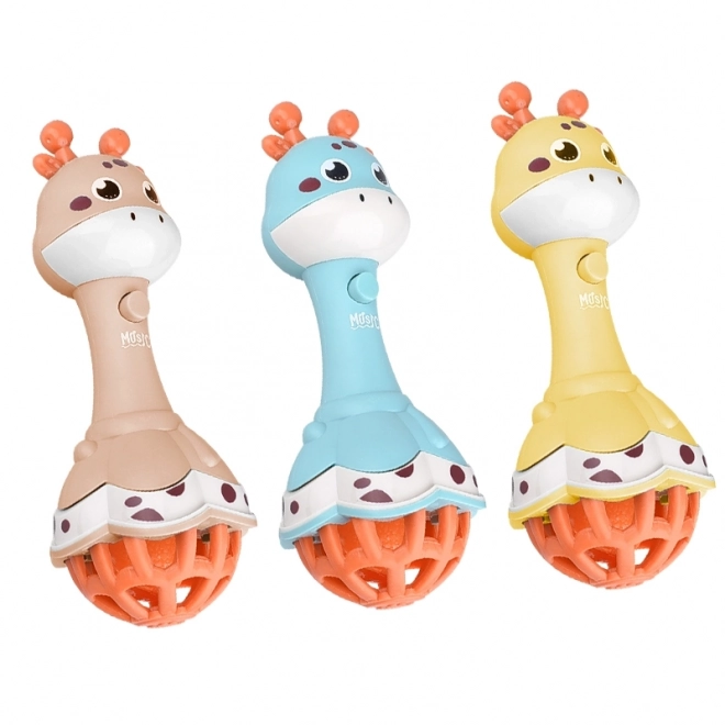 Grzechotka Girafa Sensoriale con Musica Montessori