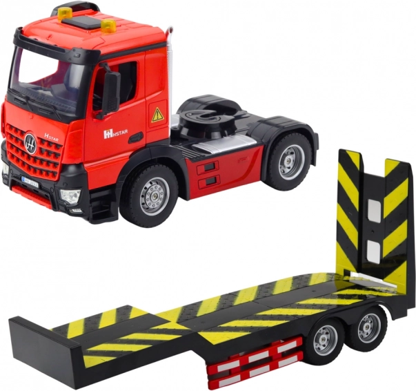 Macchinina da corsa telecomandata con camion rosso 1:16