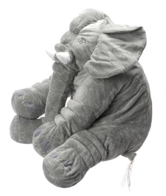 Grande peluche elefante grigio