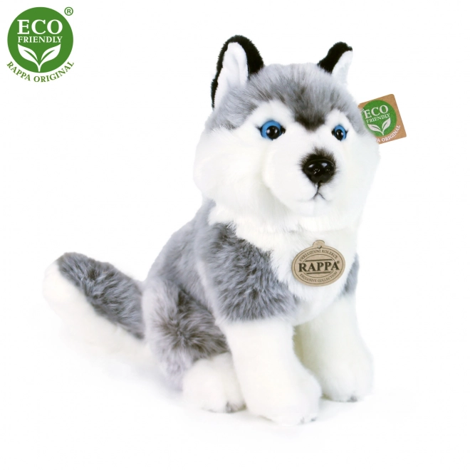 Rappa Peluche Husky Seduto 30 cm Eco-Friendly