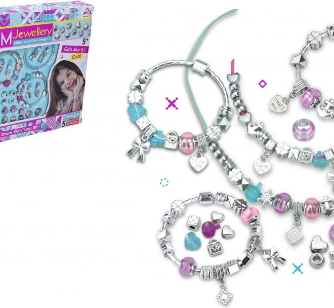 Set per creare braccialetti con perline