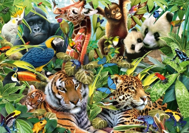 Puzzle Regno Variopinto degli Animali 1500 pezzi