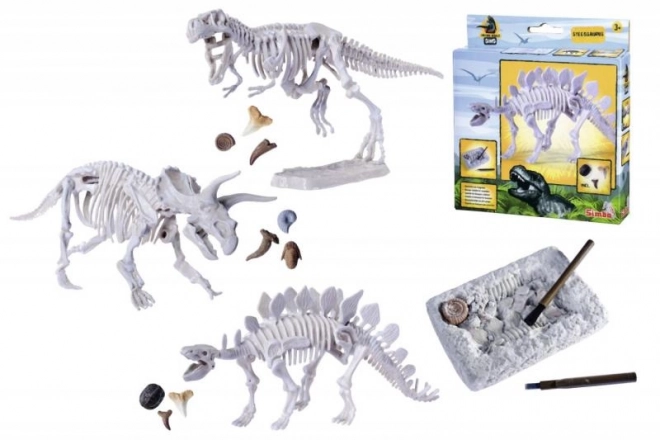 Set Scavo Dinosauro, 3 Tipi