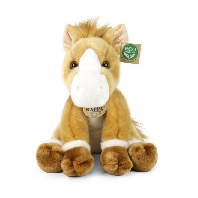 Cavallo di peluche seduto ECO FRIENDLY 30 cm