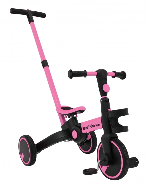 Bicicletta Happy Bike 3in1 Sportrike Rosa