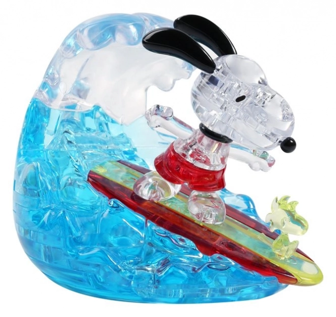 Puzzle 3D Cristallo Surfista Snoopy