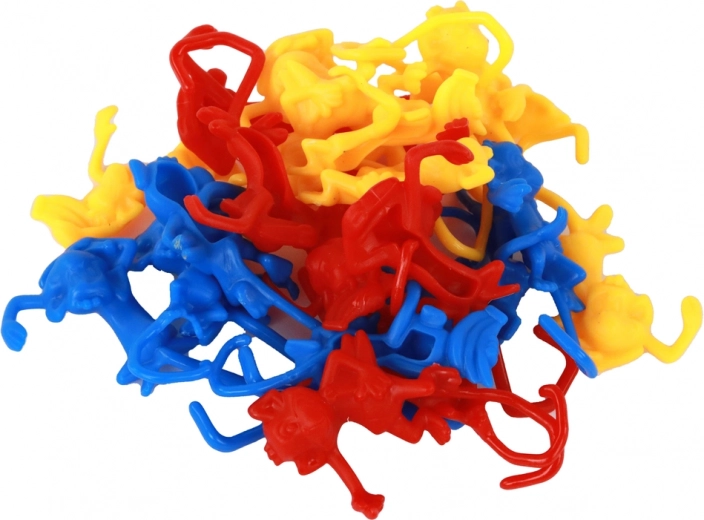 Scimmiette colorate che si agganciano con facilità