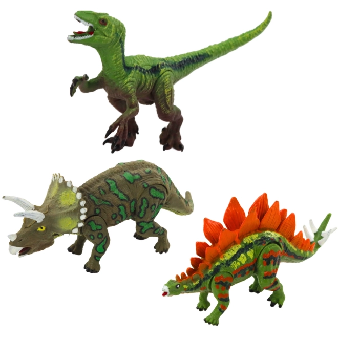 Set di figurine di dinosauri articolati