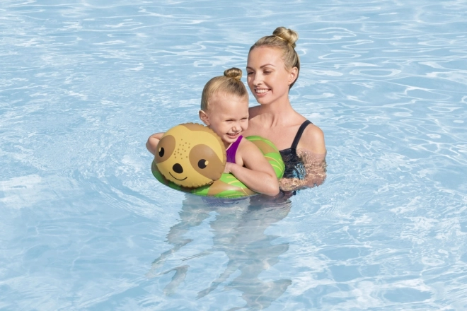 Cerchio Gonfiabile per Bambini Bradipo 50 x 46 cm Bestway