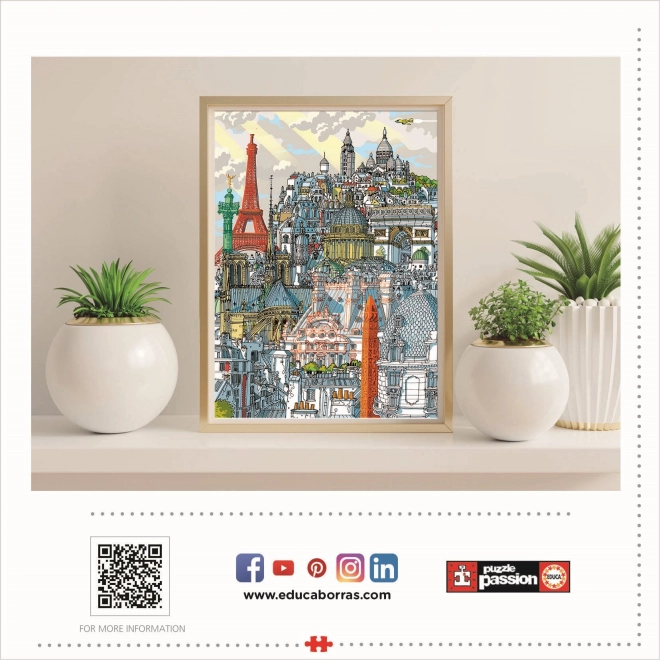 Puzzle Parigi 1000 pezzi