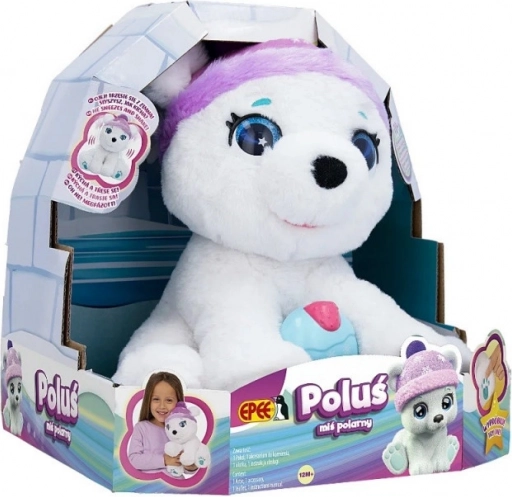 Mascotte interattiva orso polare Poluś