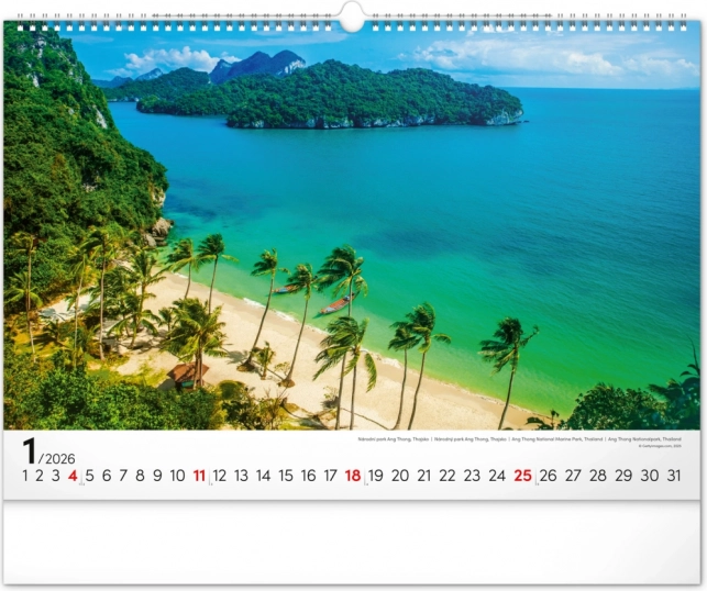 Calendario da parete Mare 2026