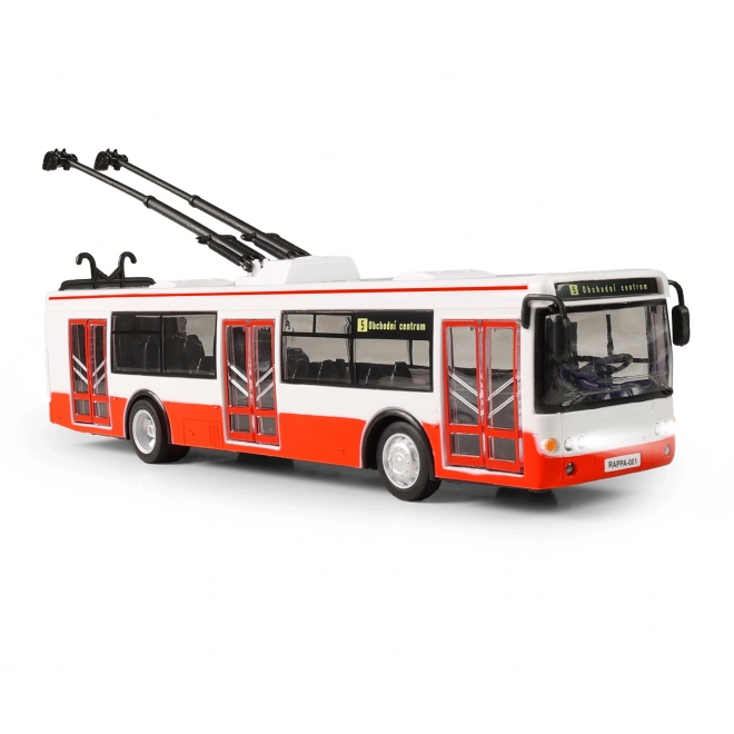 Autobus Articolato Parlante in Plastica 29cm Rosso