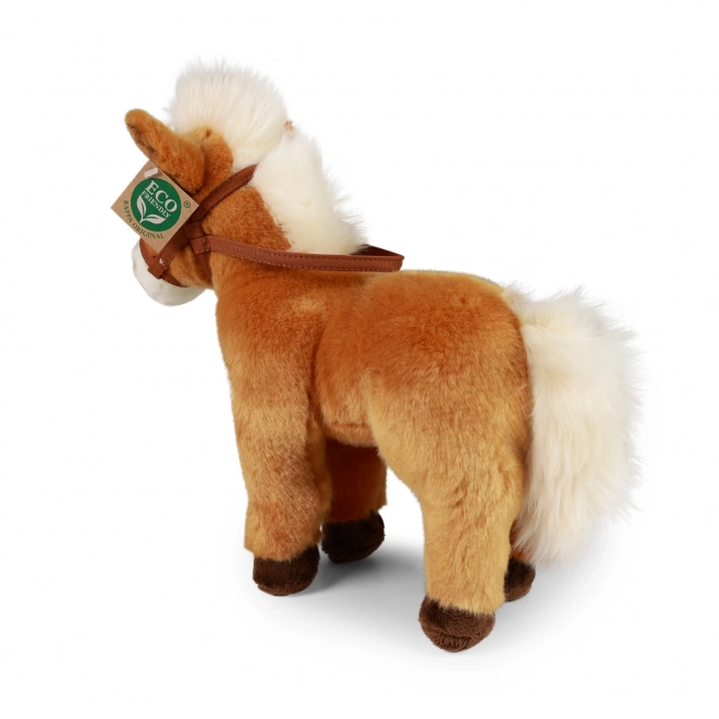 Cavallo di peluche marrone in piedi 30 cm Eco-Friendly