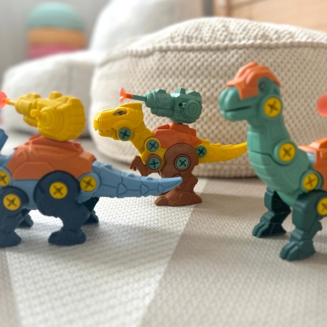Set costruttivo di dinosauri da assemblare Woopie