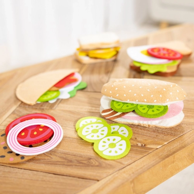 Set Felt Sandwiches per Bambini