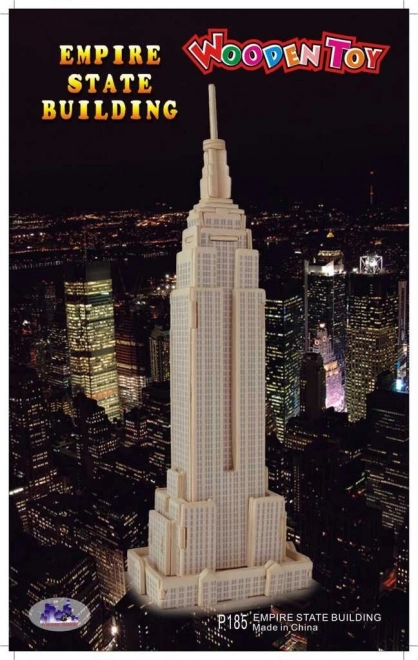 Puzzle 3D In Legno Empire State Building