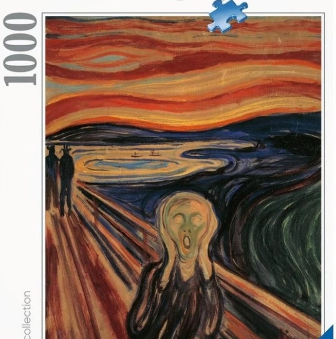 Puzzle Ravensburger Art Collection: L'urlo, 1000 pezzi