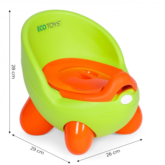 Vasino con inserto rimovibile e piedini antiscivolo ECOTOYS