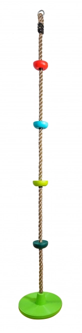 Rope da arrampicata con pedane in plastica