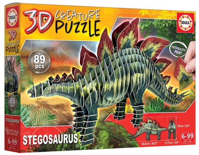 Puzzle 3D Stegosauro EDUCA