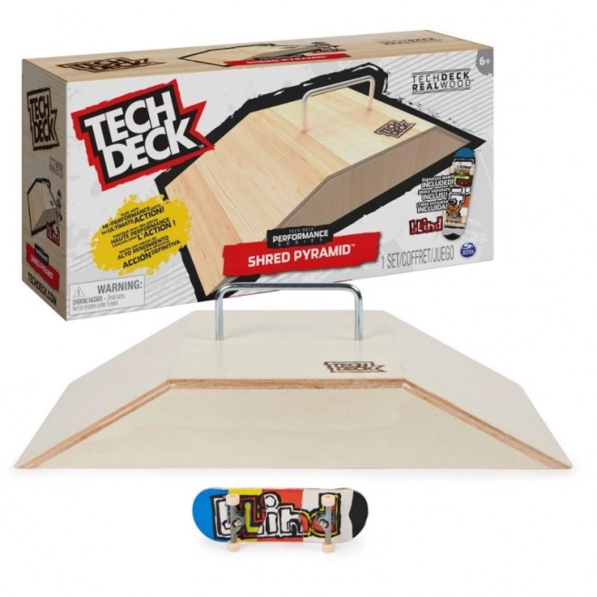 Rampa In Legno Con Fingerboard Tech Deck