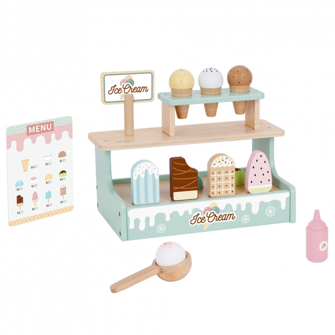 Stallo Gelateria in Legno Tooky Toy